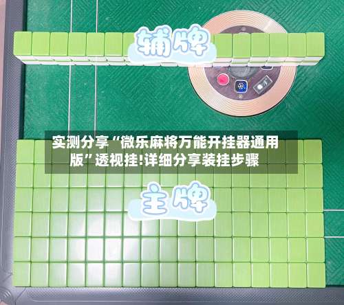 实测分享“微乐麻将万能开挂器通用版”透视挂!详细分享装挂步骤-第3张图片