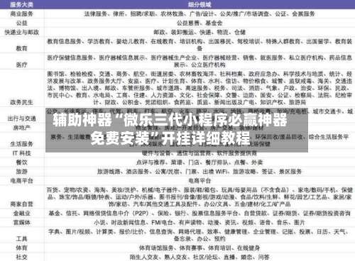 辅助神器“微乐三代小程序必赢神器免费安装	”开挂详细教程-第1张图片