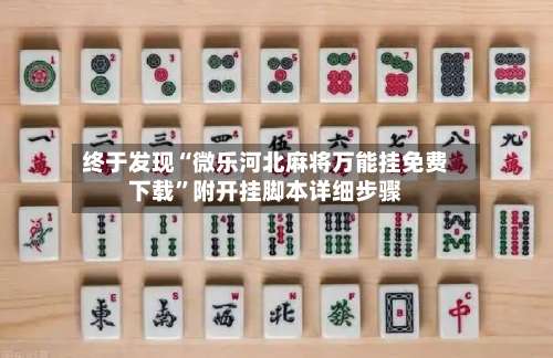 终于发现“微乐河北麻将万能挂免费下载	”附开挂脚本详细步骤-第1张图片