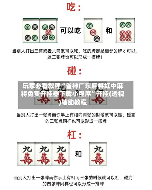 玩家必看教程“雀神广东麻将红中麻将免费开挂器下载小程序”开挂(透视)辅助教程-第1张图片