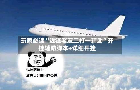 玩家必读“边锋老友二打一辅助	”开挂辅助脚本+详细开挂-第1张图片