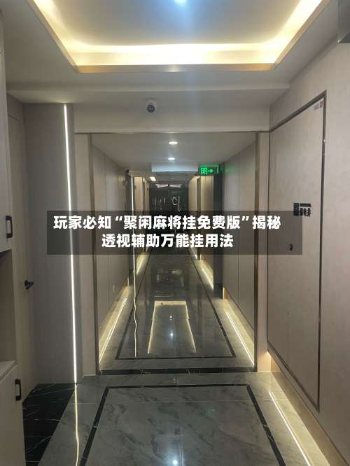 玩家必知“聚闲麻将挂免费版”揭秘透视辅助万能挂用法-第2张图片