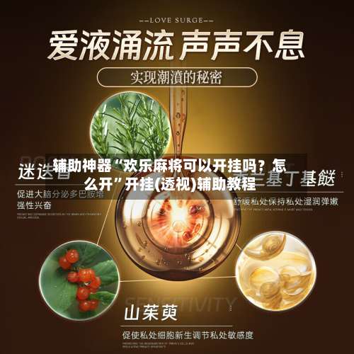 辅助神器“欢乐麻将可以开挂吗？怎么开”开挂(透视)辅助教程-第1张图片