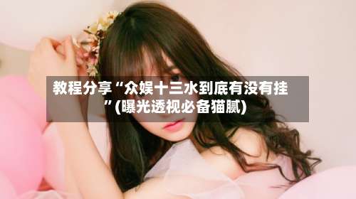 教程分享“众娱十三水到底有没有挂	”(曝光透视必备猫腻)-第1张图片