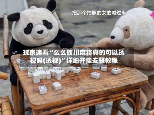 玩家速看“么么四川麻将真的可以透视吗(透视)	”详细开挂安装教程-第2张图片