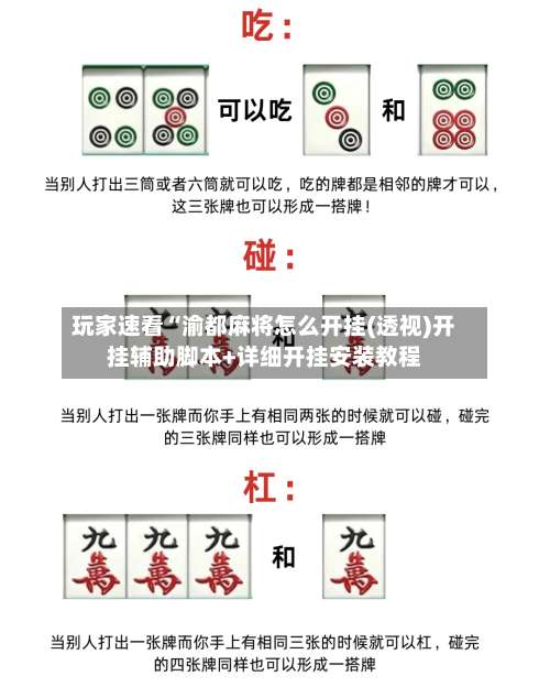 玩家速看“渝都麻将怎么开挂(透视)开挂辅助脚本+详细开挂安装教程-第2张图片