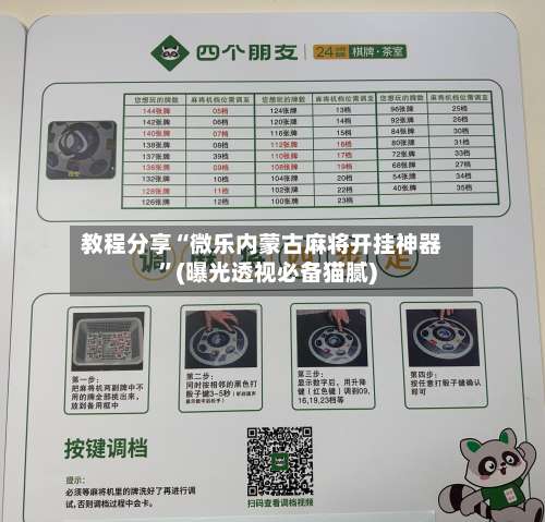 教程分享“微乐内蒙古麻将开挂神器”(曝光透视必备猫腻)-第1张图片