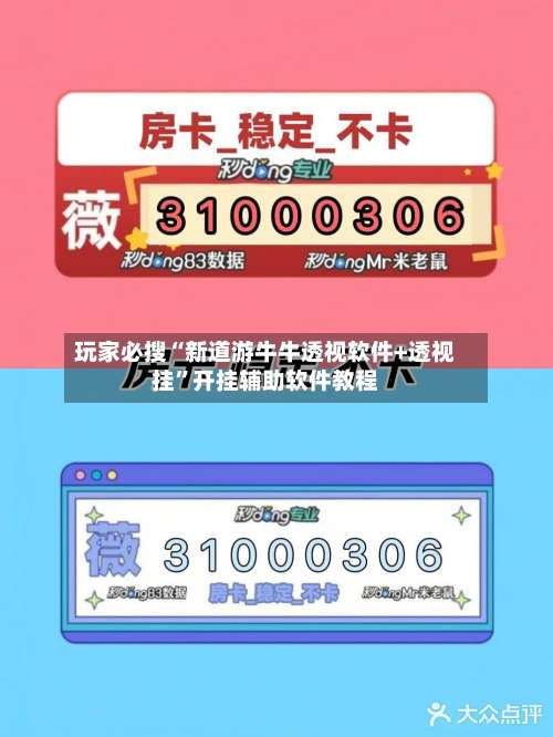 玩家必搜“新道游牛牛透视软件+透视挂”开挂辅助软件教程-第3张图片