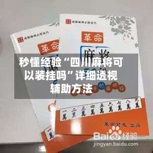 秒懂经验“四川麻将可以装挂吗	”详细透视辅助方法-第2张图片