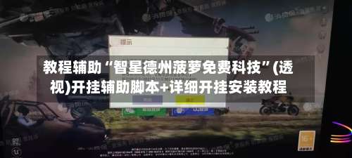 教程辅助“智星德州菠萝免费科技”(透视)开挂辅助脚本+详细开挂安装教程-第2张图片