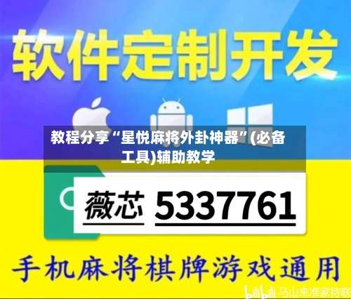 教程分享“星悦麻将外卦神器”(必备工具)辅助教学-第1张图片