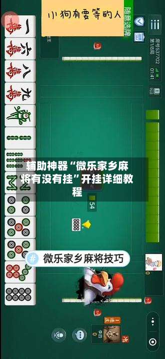 辅助神器“微乐家乡麻将有没有挂”开挂详细教程-第1张图片