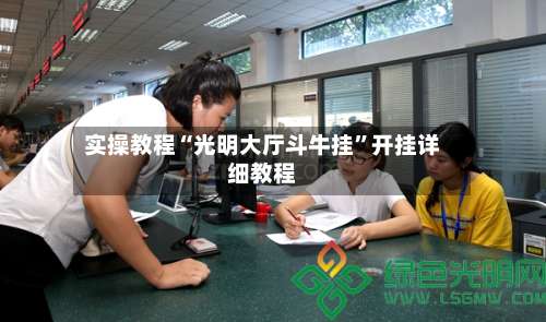 实操教程“光明大厅斗牛挂	”开挂详细教程-第3张图片