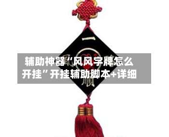 辅助神器“风风字牌怎么开挂”开挂辅助脚本+详细-第2张图片