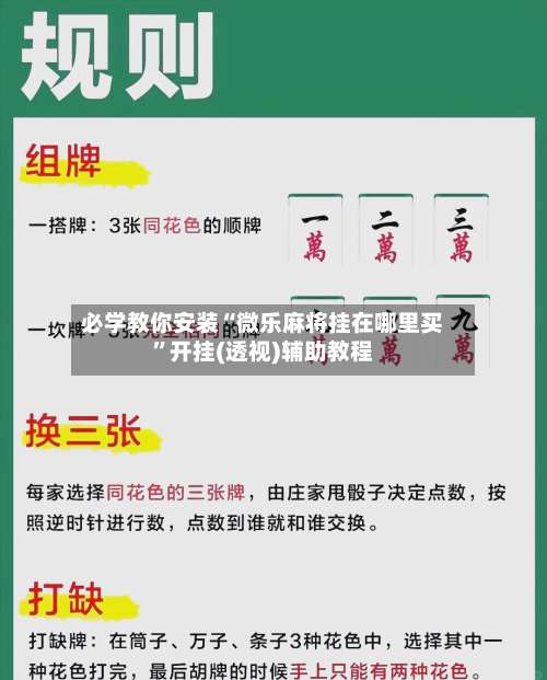 必学教你安装“微乐麻将挂在哪里买”开挂(透视)辅助教程-第3张图片