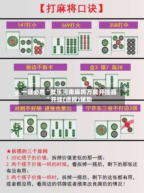 一键必胜“微乐河南麻将万能开挂器	”开挂(透视)辅助-第3张图片