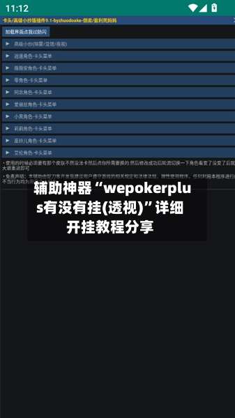 辅助神器“wepokerplus有没有挂(透视)	”详细开挂教程分享-第2张图片
