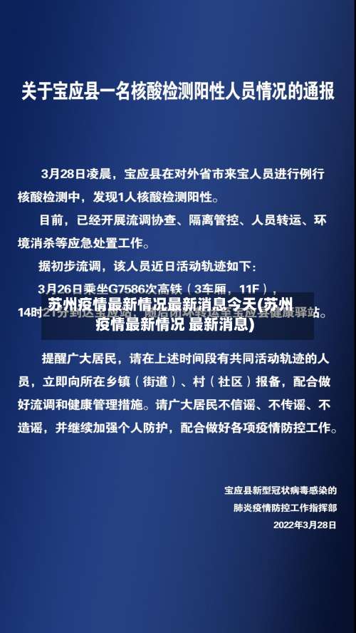 苏州疫情最新情况最新消息今天(苏州疫情最新情况 最新消息)-第2张图片