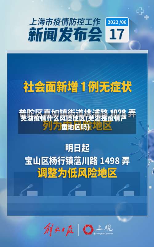 芜湖疫情什么风险地区(芜湖是疫情严重地区吗)-第1张图片