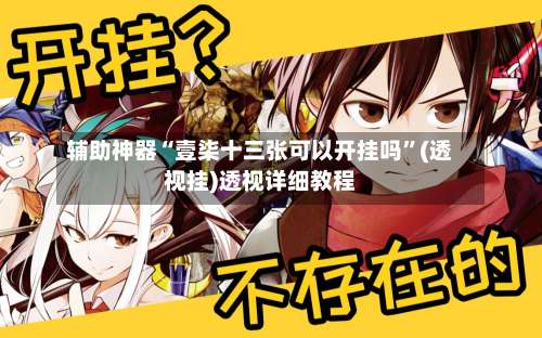 辅助神器“壹柒十三张可以开挂吗”(透视挂)透视详细教程-第3张图片