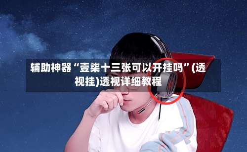 辅助神器“壹柒十三张可以开挂吗	”(透视挂)透视详细教程-第1张图片