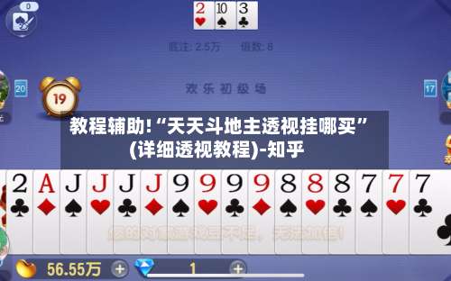 教程辅助!“天天斗地主透视挂哪买”(详细透视教程)-知乎-第1张图片