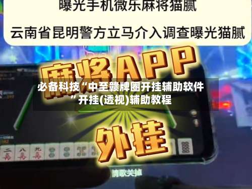 必备科技“中至赣牌圈开挂辅助软件”开挂(透视)辅助教程-第1张图片