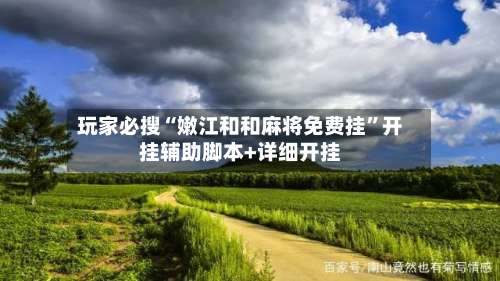 玩家必搜“嫩江和和麻将免费挂”开挂辅助脚本+详细开挂-第3张图片