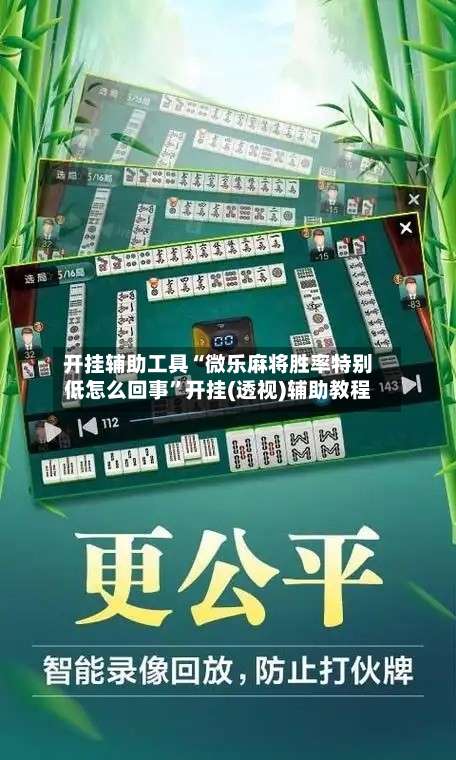 开挂辅助工具“微乐麻将胜率特别低怎么回事”开挂(透视)辅助教程-第2张图片