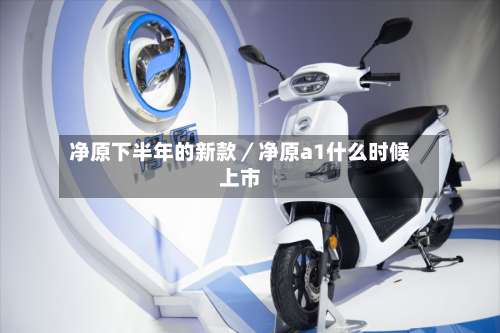 净原下半年的新款／净原a1什么时候上市-第3张图片