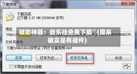 辅助神器：微乐挂免费下载”(原来确实是有插件)-第1张图片