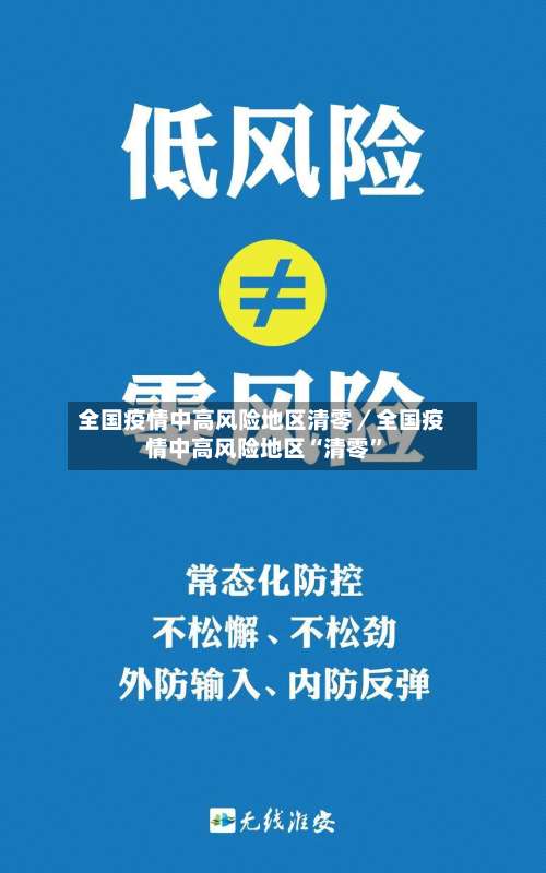 全国疫情中高风险地区清零／全国疫情中高风险地区“清零”-第2张图片