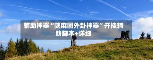 辅助神器“陕麻圈外卦神器	”开挂辅助脚本+详细-第2张图片