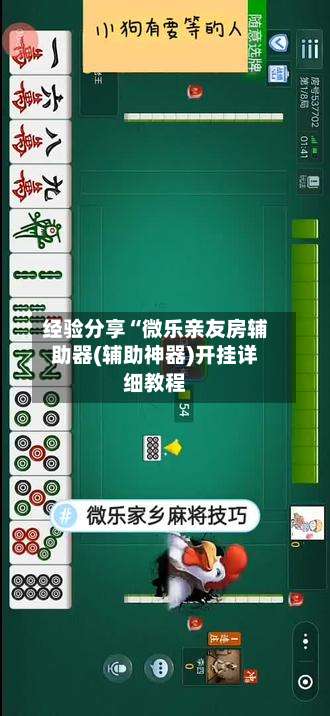 经验分享“微乐亲友房辅助器(辅助神器)开挂详细教程-第1张图片