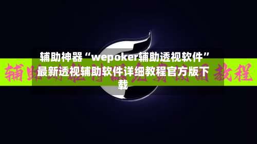 辅助神器“wepoker辅助透视软件”最新透视辅助软件详细教程官方版下载-第3张图片