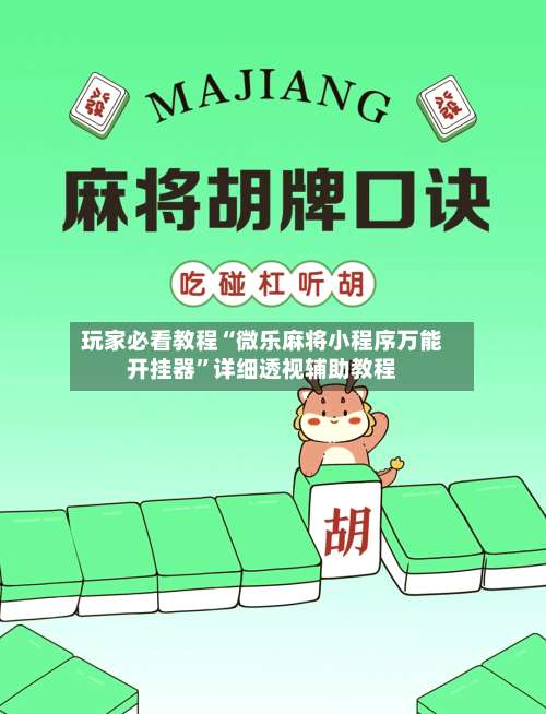 玩家必看教程“微乐麻将小程序万能开挂器”详细透视辅助教程-第3张图片