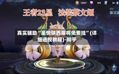 真实辅助“星悦陕西麻将免费挂	”(详细透视教程)-知乎-第2张图片