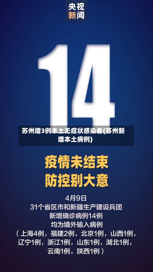 苏州增3例本土无症状感染者(苏州新增本土病例)-第1张图片