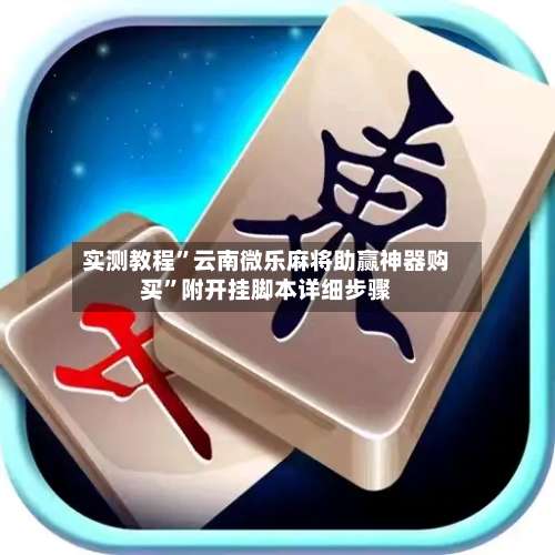 实测教程”云南微乐麻将助赢神器购买	”附开挂脚本详细步骤-第1张图片