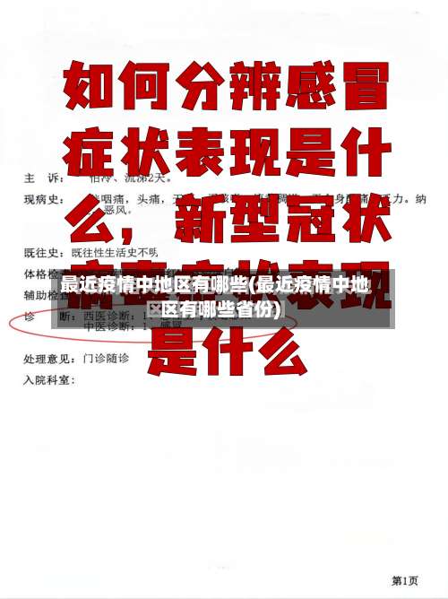 最近疫情中地区有哪些(最近疫情中地区有哪些省份)-第2张图片