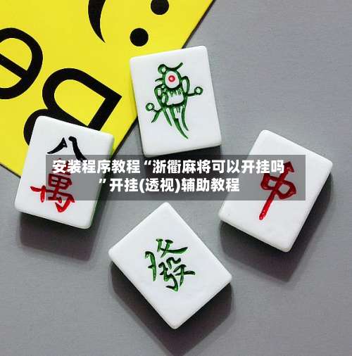 安装程序教程“浙衢麻将可以开挂吗	”开挂(透视)辅助教程-第2张图片