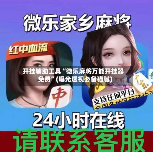 开挂辅助工具“微乐麻将万能开挂器免费”(曝光透视必备猫腻)-第2张图片