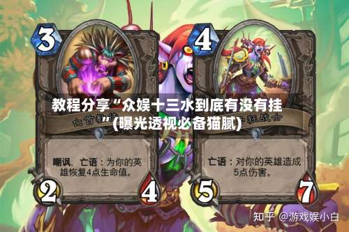 教程分享“众娱十三水到底有没有挂	”(曝光透视必备猫腻)-第1张图片