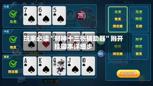 玩家必读“财神十三张辅助器”附开挂脚本详细步-第3张图片