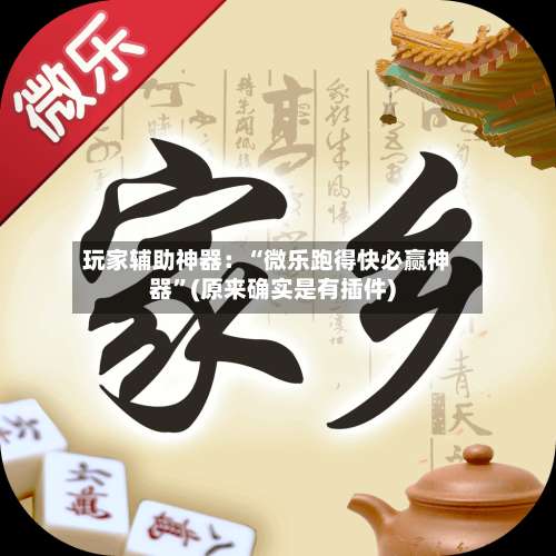 玩家辅助神器：“微乐跑得快必赢神器	”(原来确实是有插件)-第3张图片