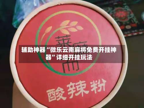 辅助神器“微乐云南麻将免费开挂神器	”详细开挂玩法-第2张图片