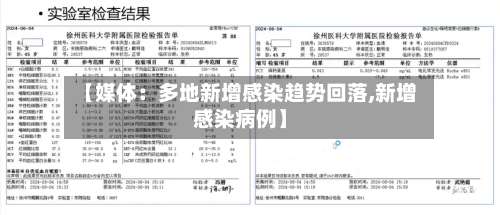 【媒体：多地新增感染趋势回落,新增感染病例】-第2张图片