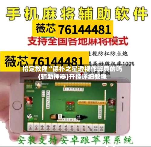 指定教程“德扑之星透视作弊真的吗(辅助神器)开挂详细教程-第2张图片