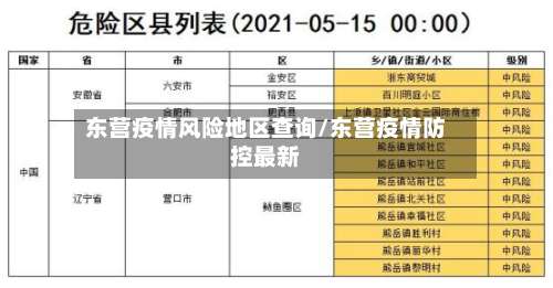 东营疫情风险地区查询/东营疫情防控最新-第1张图片