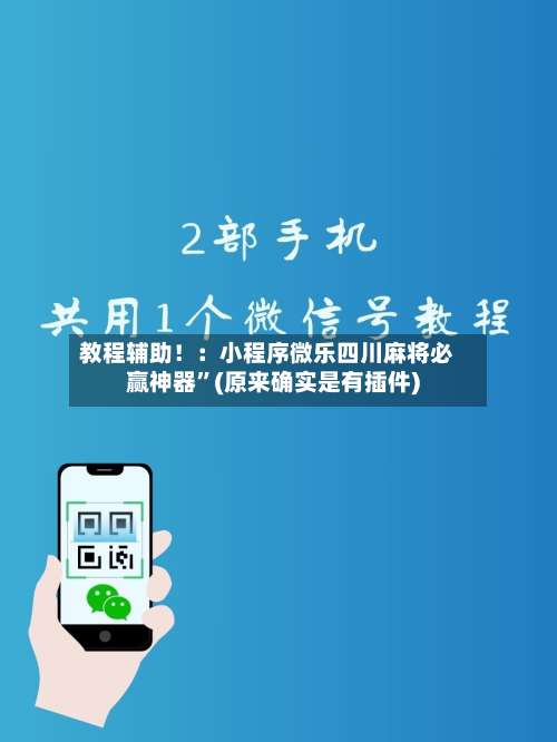 教程辅助！：小程序微乐四川麻将必赢神器	”(原来确实是有插件)-第3张图片